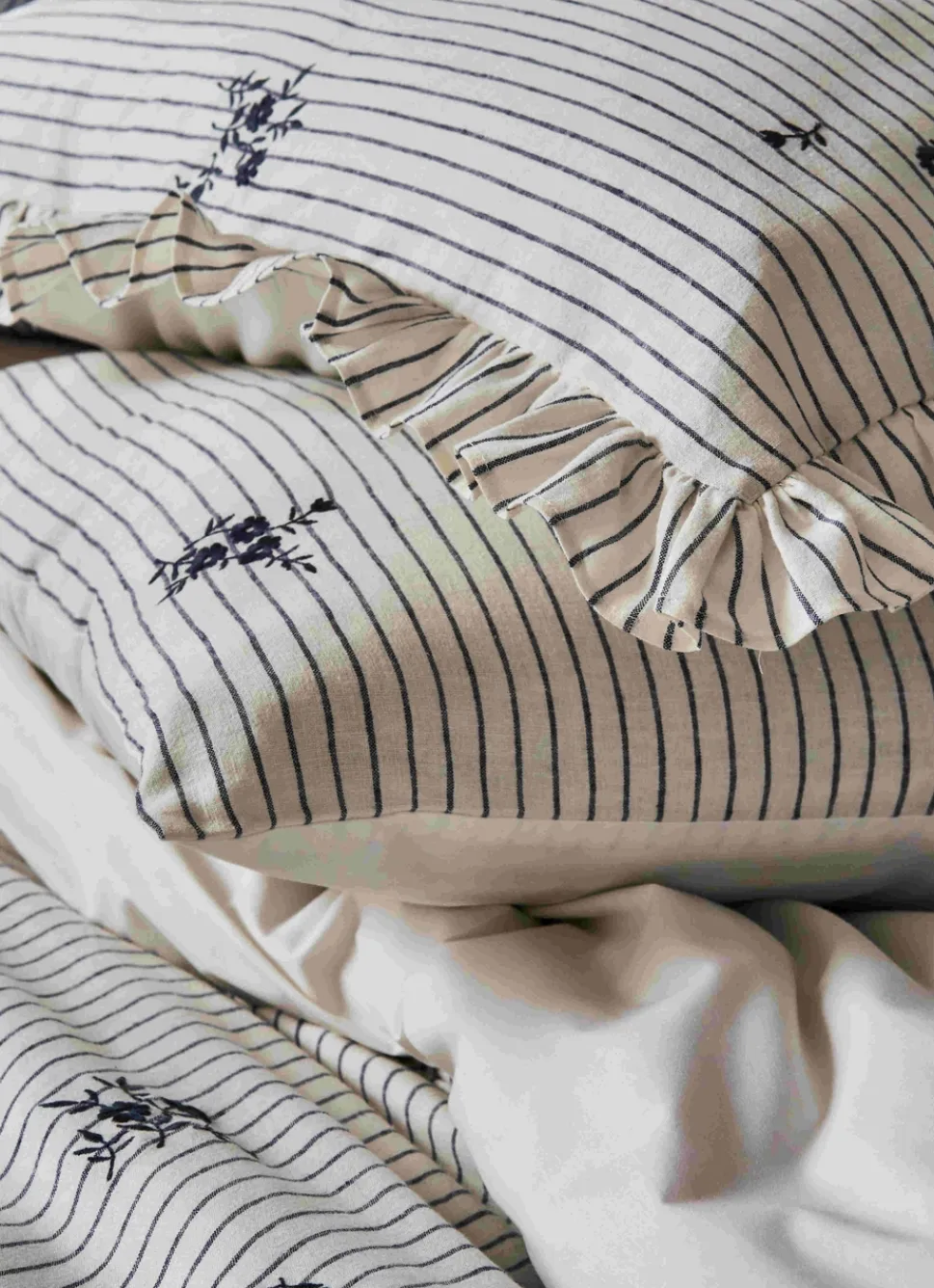 Clearance Bouchara HOUSSE DE COUETTE EN MÉTIS Bleu GRISE