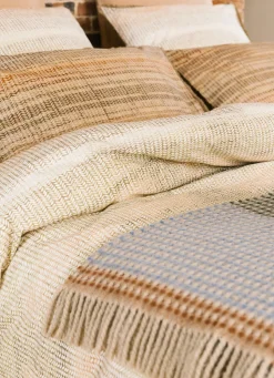 Hot Bouchara HOUSSE DE COUETTE EN PERCALE LAVÉE TAIGA MULTICOLORE