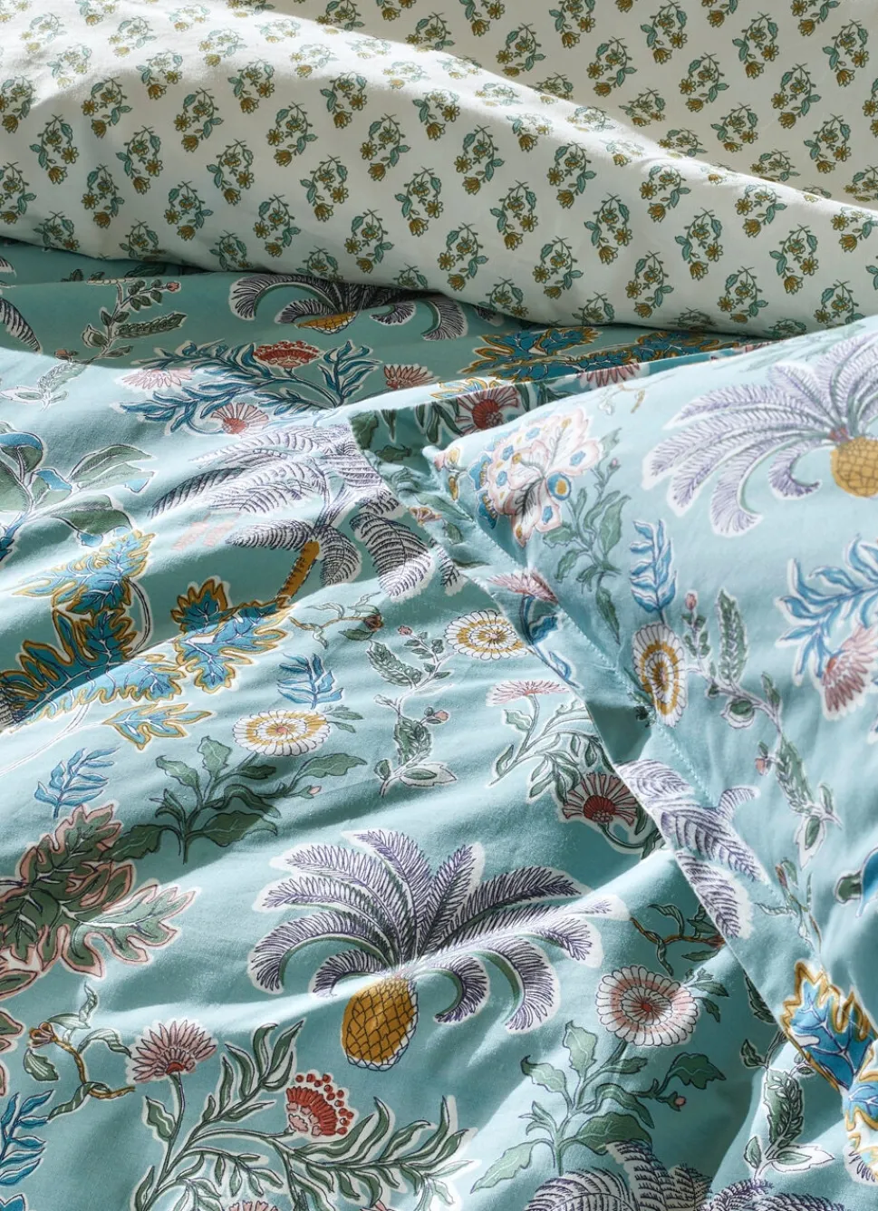 Best Bouchara HOUSSE DE COUETTE EN PERCALE GRANADA BLEU GRIS