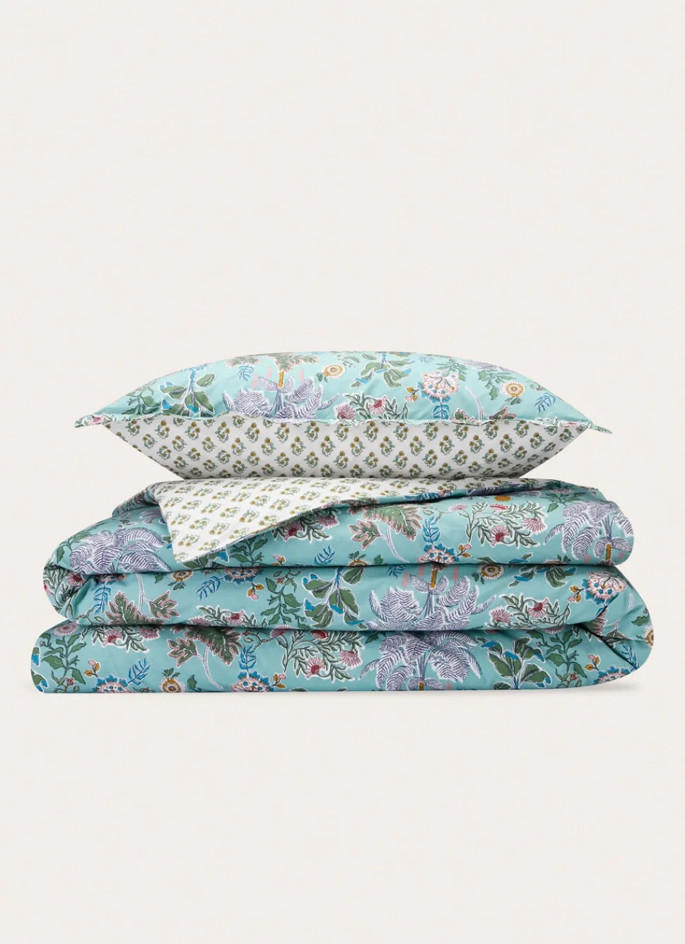 Best Bouchara HOUSSE DE COUETTE EN PERCALE GRANADA BLEU GRIS