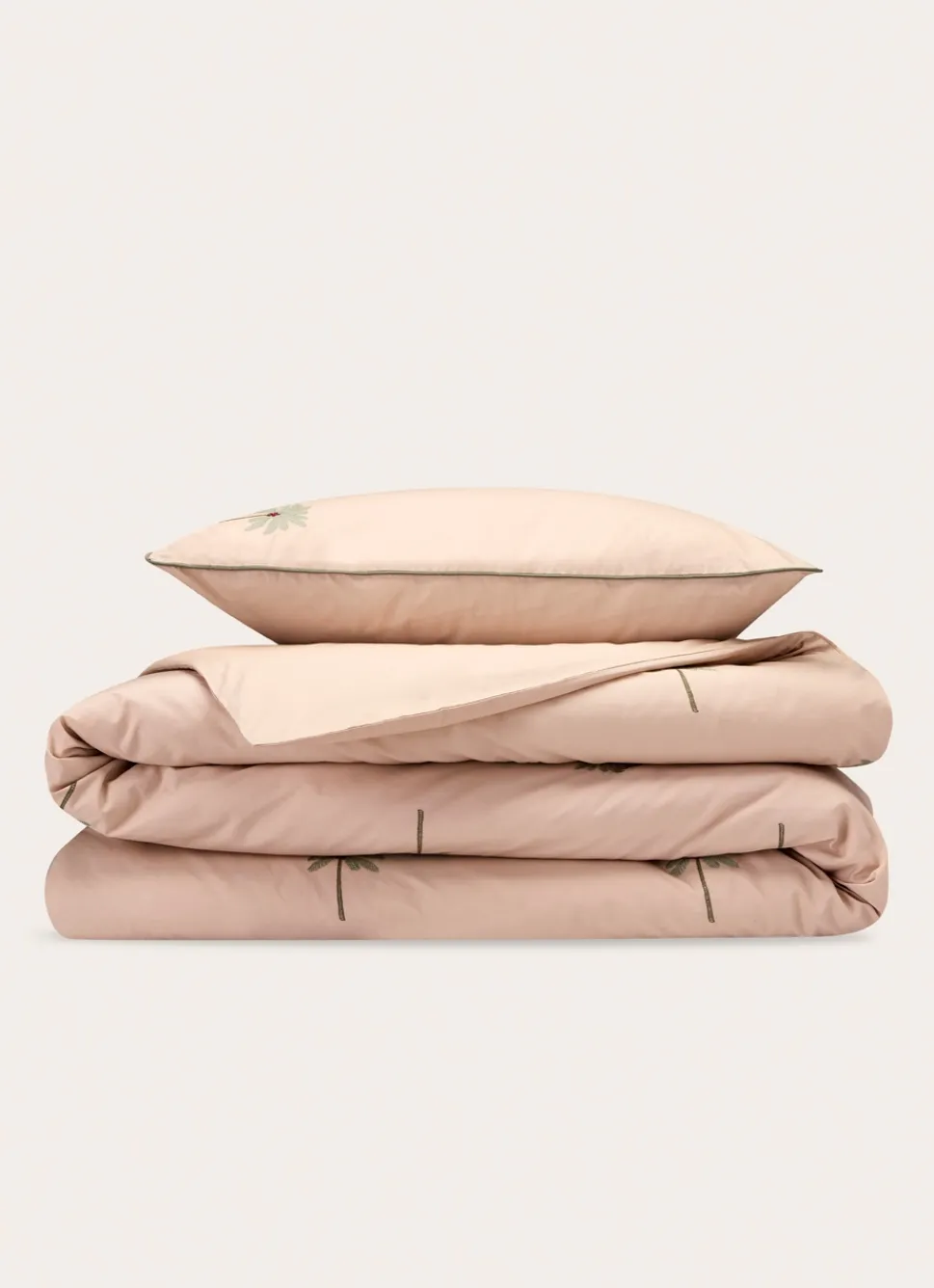 Outlet Bouchara HOUSSE DE COUETTE EN PERCALE BRODÉE GUINÉE SEIGLE