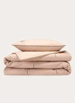 Outlet Bouchara HOUSSE DE COUETTE EN PERCALE BRODÉE GUINÉE SEIGLE