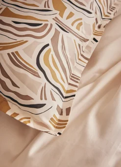 Hot Bouchara HOUSSE DE COUETTE EN SATIN CLARENCE GALET