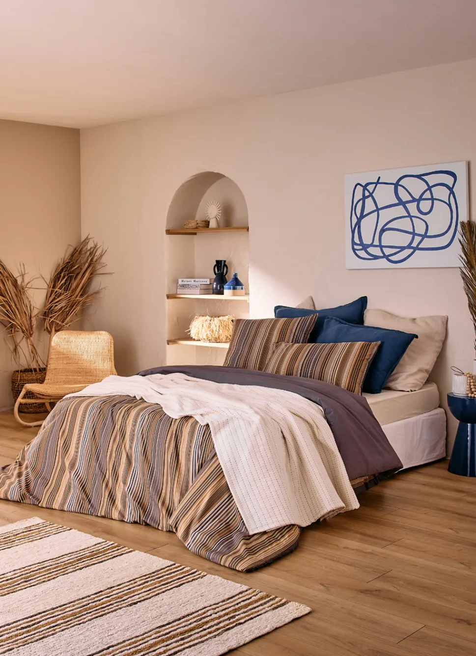 Sale Bouchara HOUSSE DE COUETTE ETNA BRUN / BRONZE