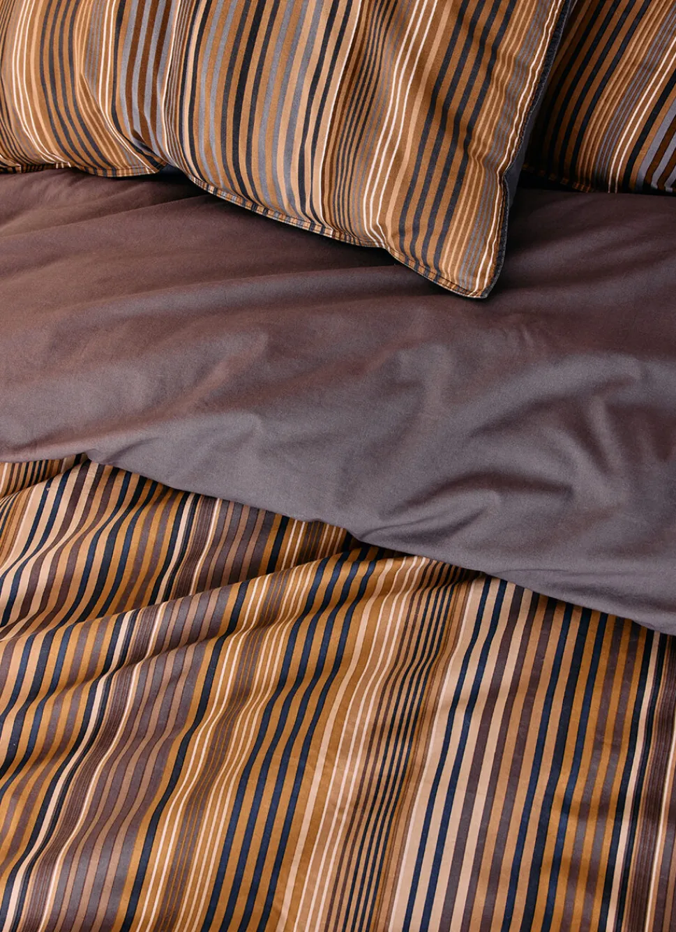 Sale Bouchara HOUSSE DE COUETTE ETNA BRUN / BRONZE