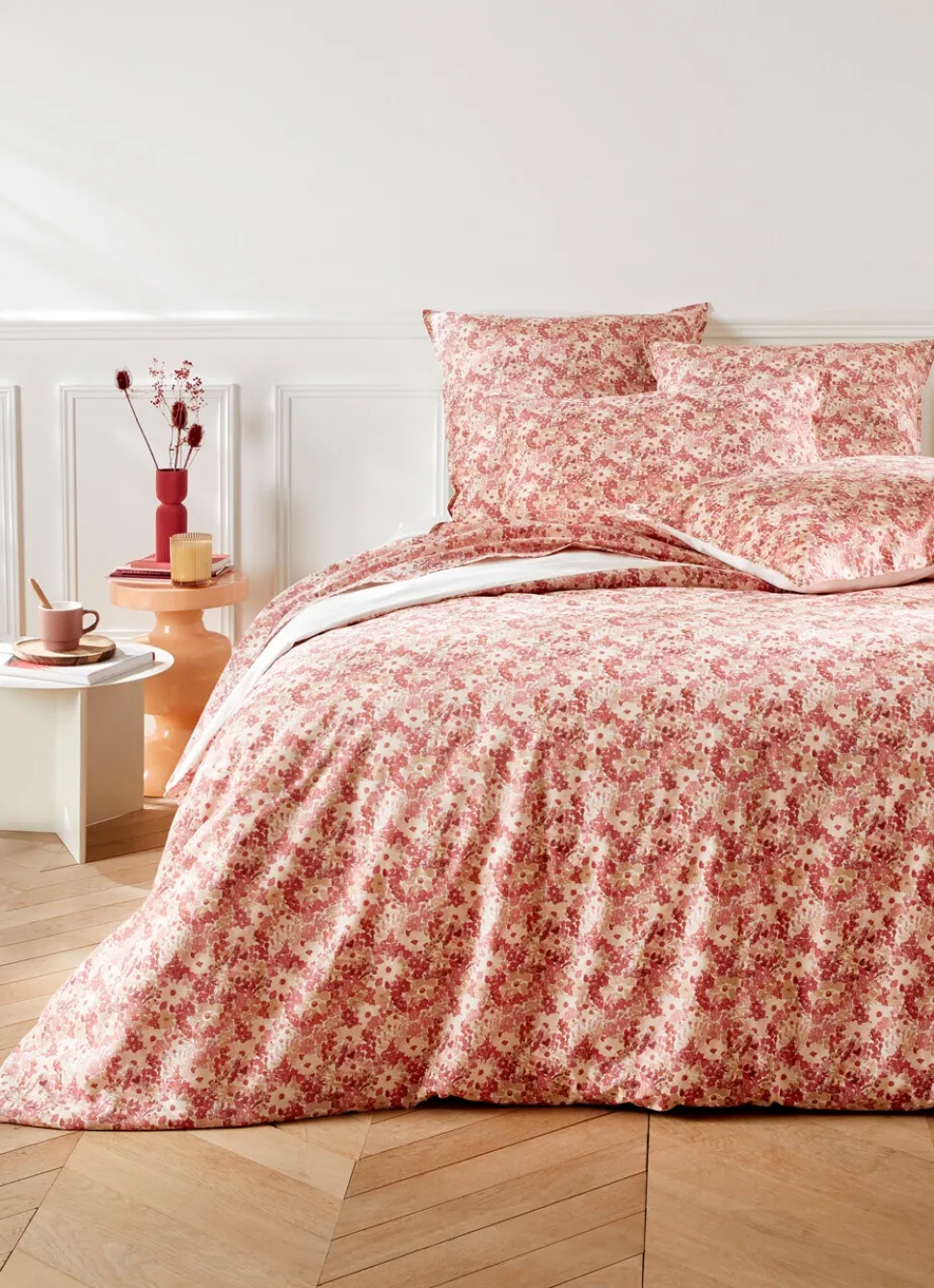 New Bouchara HOUSSE DE COUETTE IMPRIMÉE À PETITES FLEURS ASTER