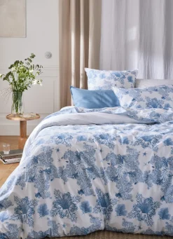 Clearance Bouchara HOUSSE DE COUETTE PERCALE DE COTON CIEL