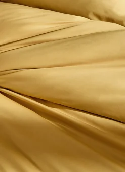 Best Bouchara HOUSSE DE COUETTE UNIE EN PERCALE DE COTON MOUTARDE