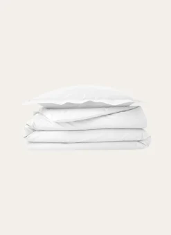 Hot Bouchara HOUSSE DE COUETTE UNIE EN PERCALE DE COTON BLANC