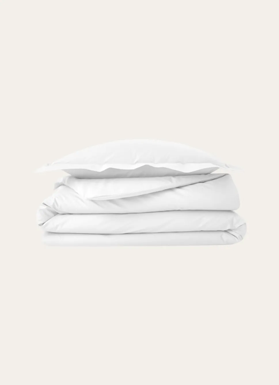 Hot Bouchara HOUSSE DE COUETTE UNIE EN PERCALE DE COTON BLANC