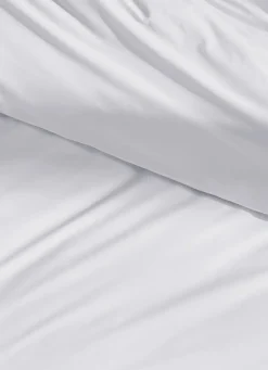 Hot Bouchara HOUSSE DE COUETTE UNIE EN PERCALE DE COTON BLANC