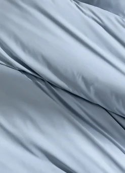 Clearance Bouchara HOUSSE DE COUETTE UNIE EN PERCALE DE COTON ORAGE