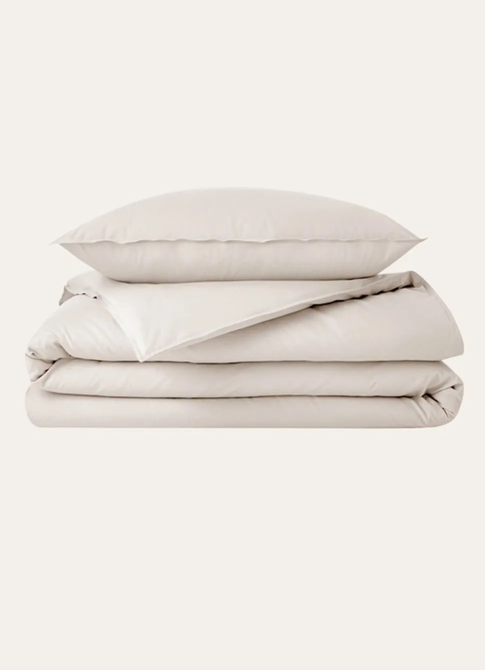 Sale Bouchara HOUSSE DE COUETTE UNIE EN COTON LAVÉ BIO ECRU