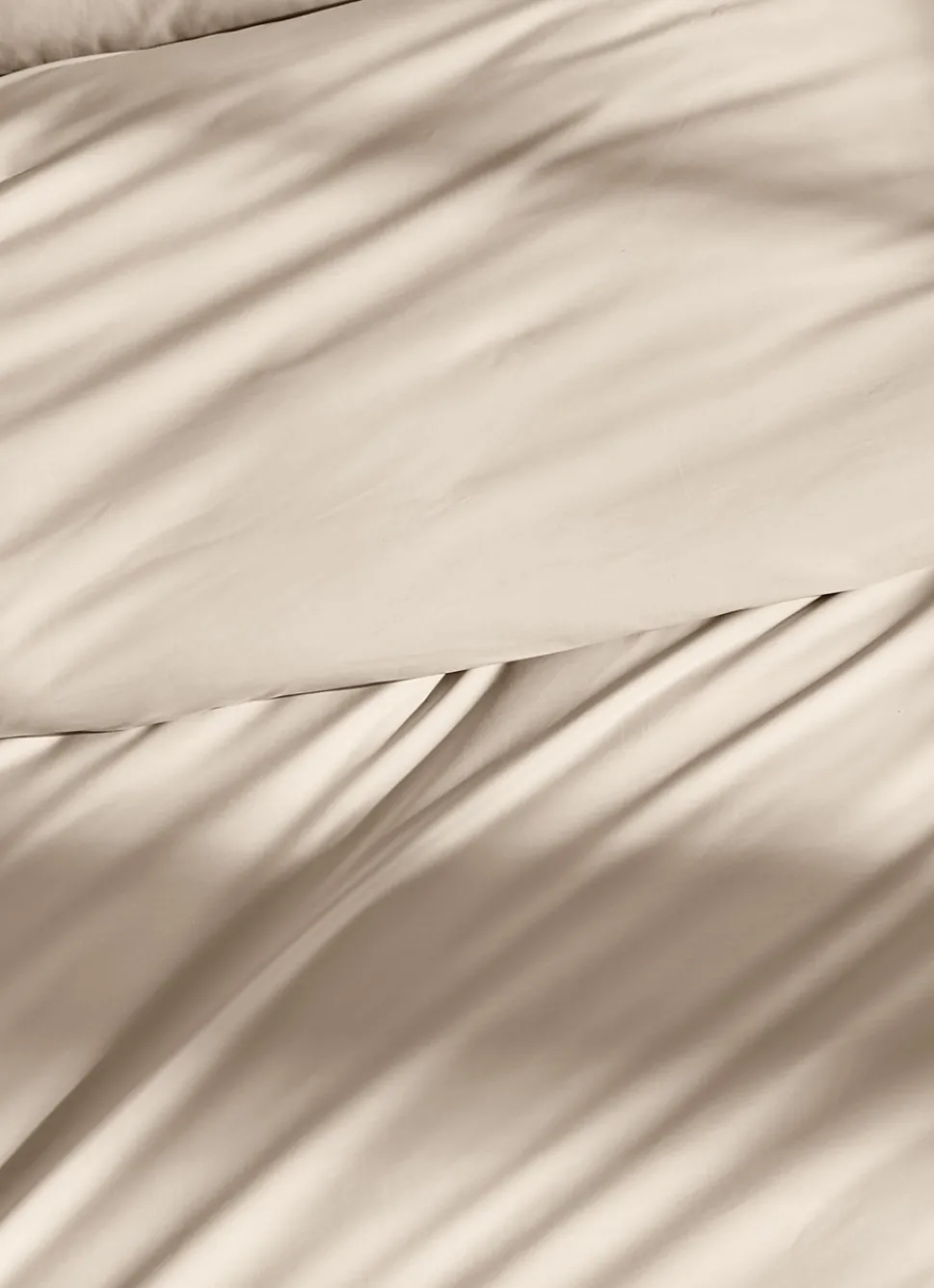 Discount Bouchara HOUSSE DE COUETTE UNIE EN PERCALE DE COTON SABLE