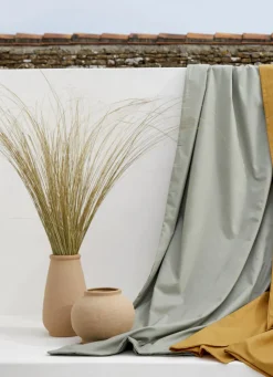 Clearance Bouchara HOUSSE DE COUETTE UNIE EN COTON VERT TENDRE