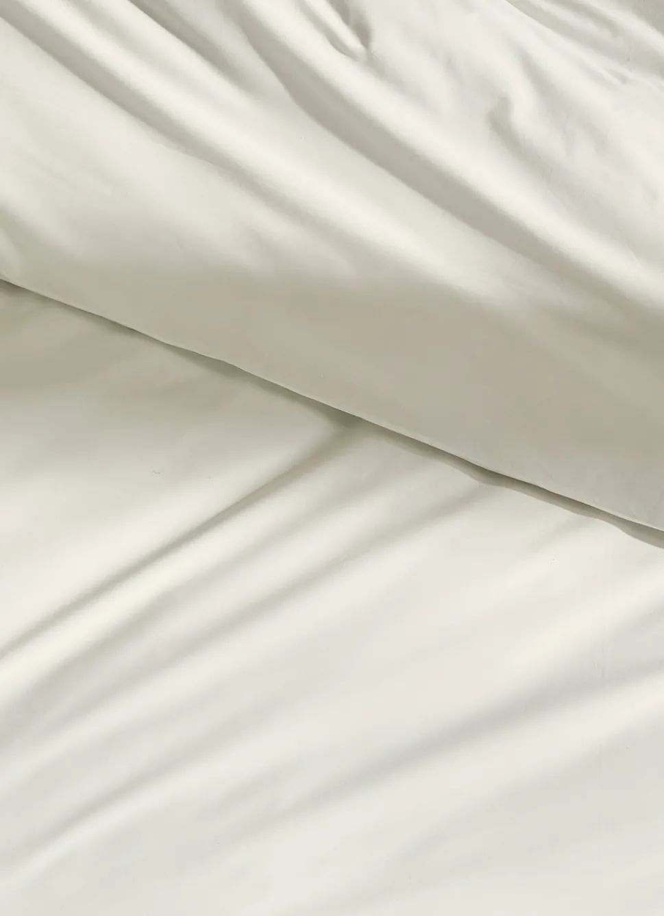 Best Bouchara HOUSSE DE COUETTE UNIE EN PERCALE DE COTON ECRU