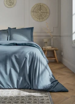 Clearance Bouchara HOUSSE DE COUETTE UNIE EN PERCALE DE COTON JEAN