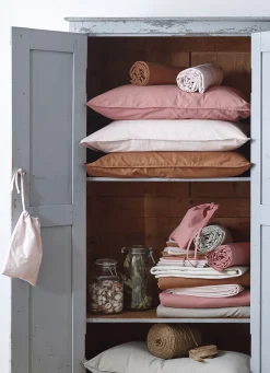 Hot Bouchara HOUSSE DE COUETTE UNIE EN COTON LAVÉ BIO BAMBI