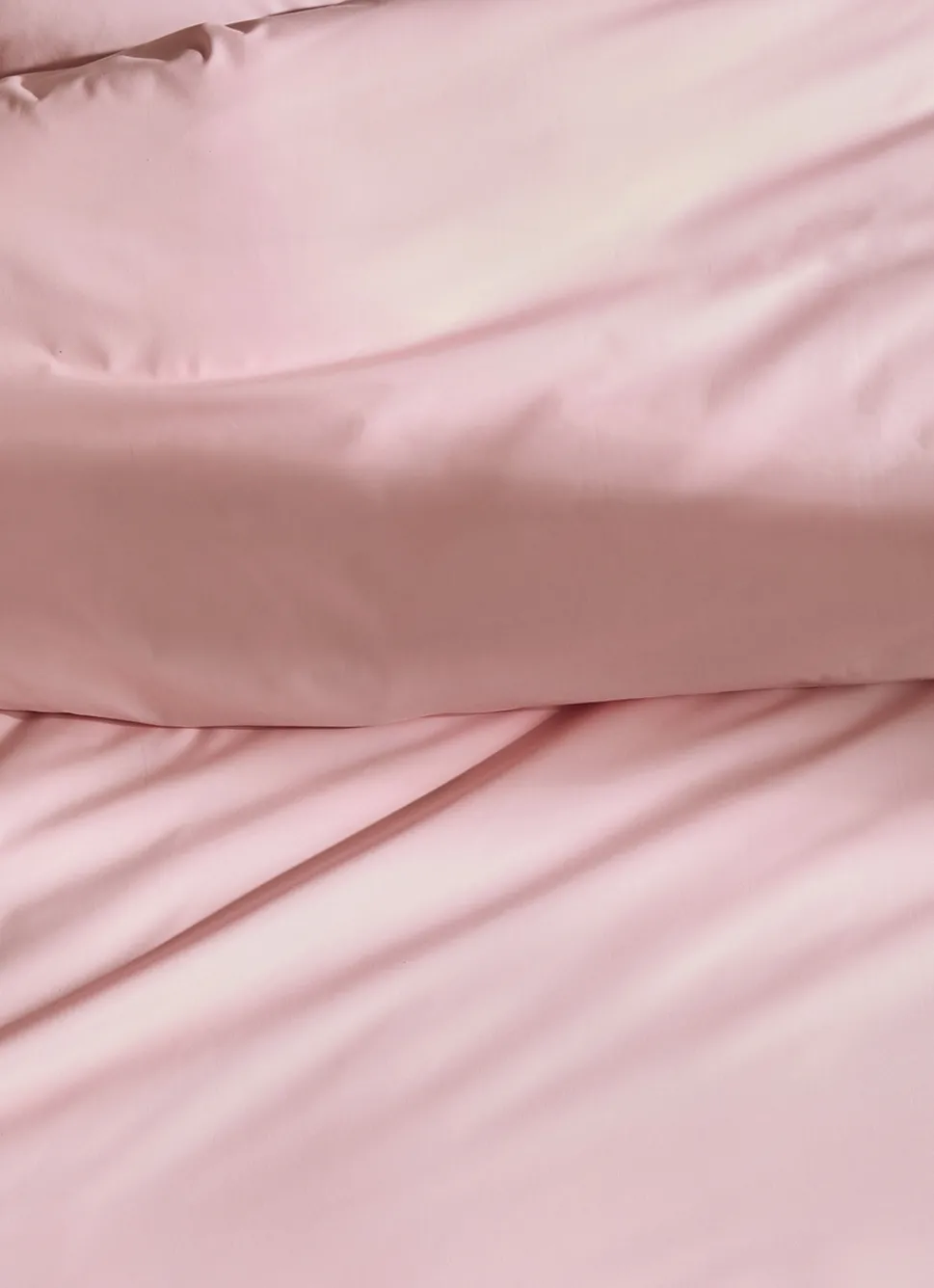 Sale Bouchara HOUSSE DE COUETTE UNIE EN PERCALE DE COTON PETALE