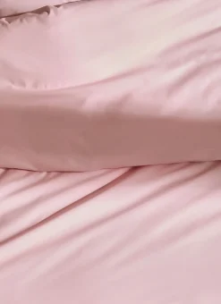 Sale Bouchara HOUSSE DE COUETTE UNIE EN PERCALE DE COTON PETALE