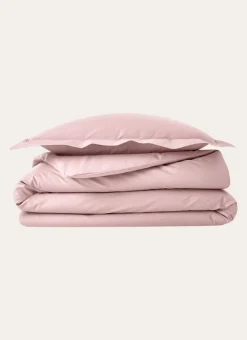 Sale Bouchara HOUSSE DE COUETTE UNIE EN PERCALE DE COTON PETALE