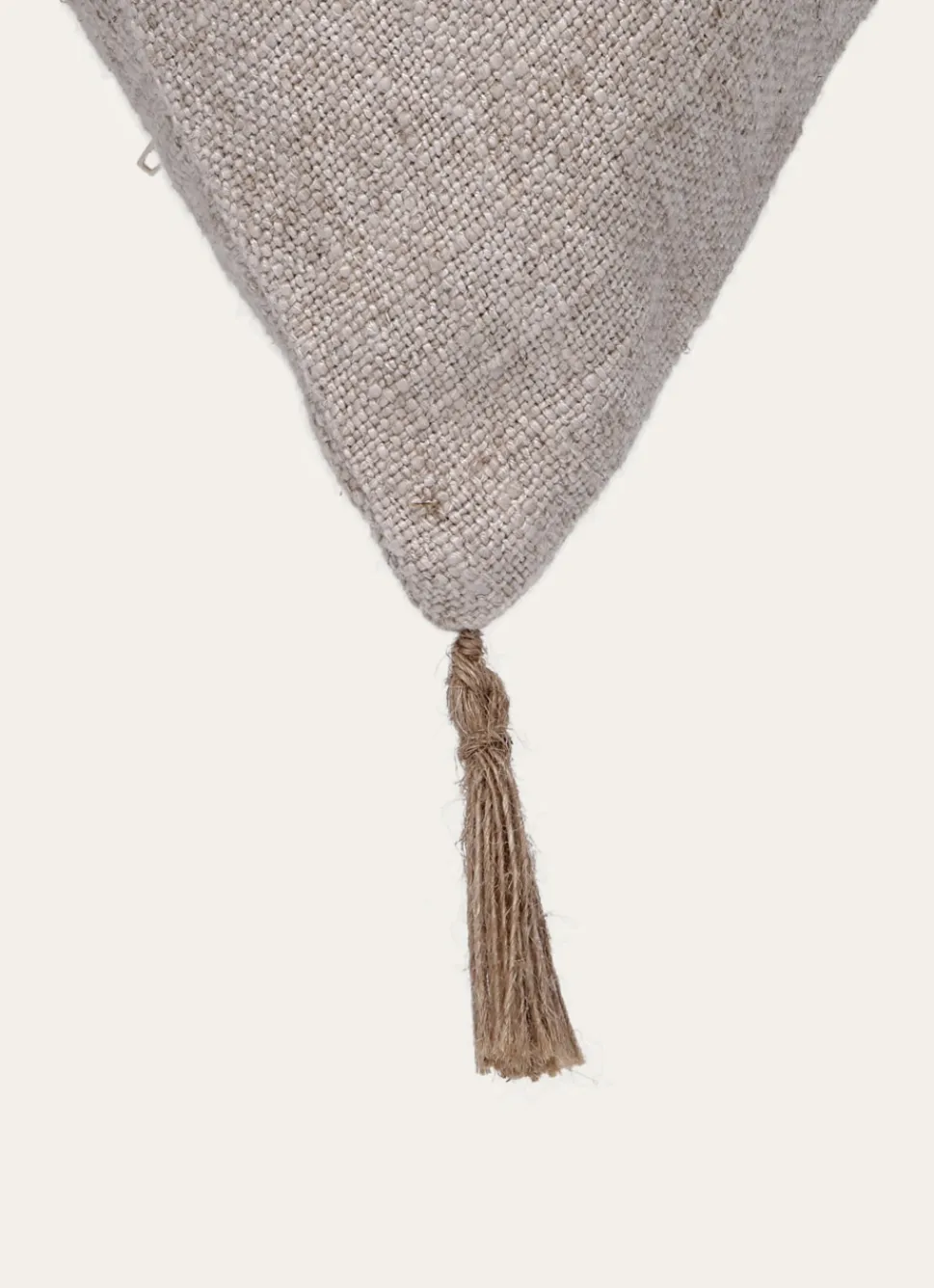 New Bouchara HOUSSE DE COUSSIN AVEC POMPONS ÉCRU