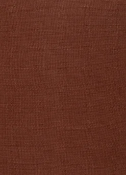 New Bouchara HOUSSE DE COUSSIN EN LIN LAVÉ MARRON