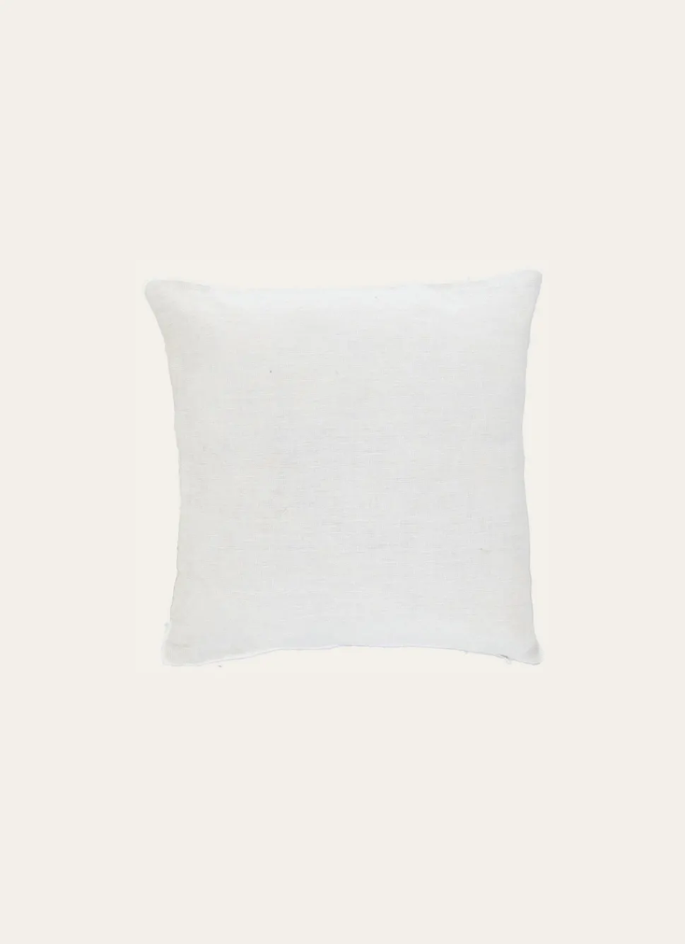 New Bouchara HOUSSE DE COUSSIN EN LIN LAVÉ BLANC