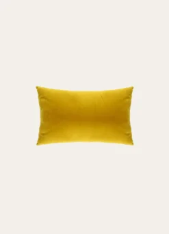 Online Bouchara HOUSSE DE COUSSIN EN VELOURS AVEC DOS CHAMBRAY OCRE