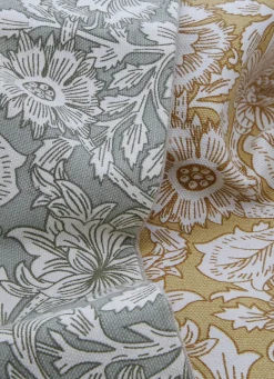 Online Bouchara HOUSSE DE COUSSIN IMPRIMÉ FLORAL EN COTON MOUSSE