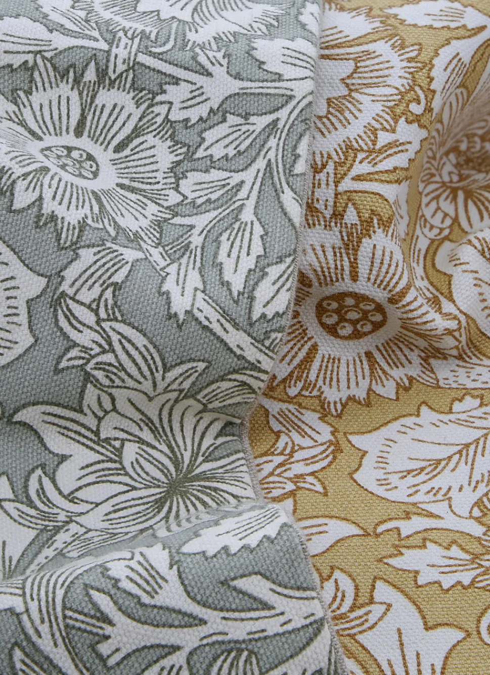 Online Bouchara HOUSSE DE COUSSIN IMPRIMÉ FLORAL EN COTON JAUNE