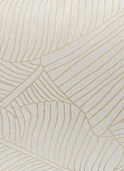 Hot Bouchara HOUSSE DE COUSSIN JACQUARD MOTIF FEUILLES ÉCRU