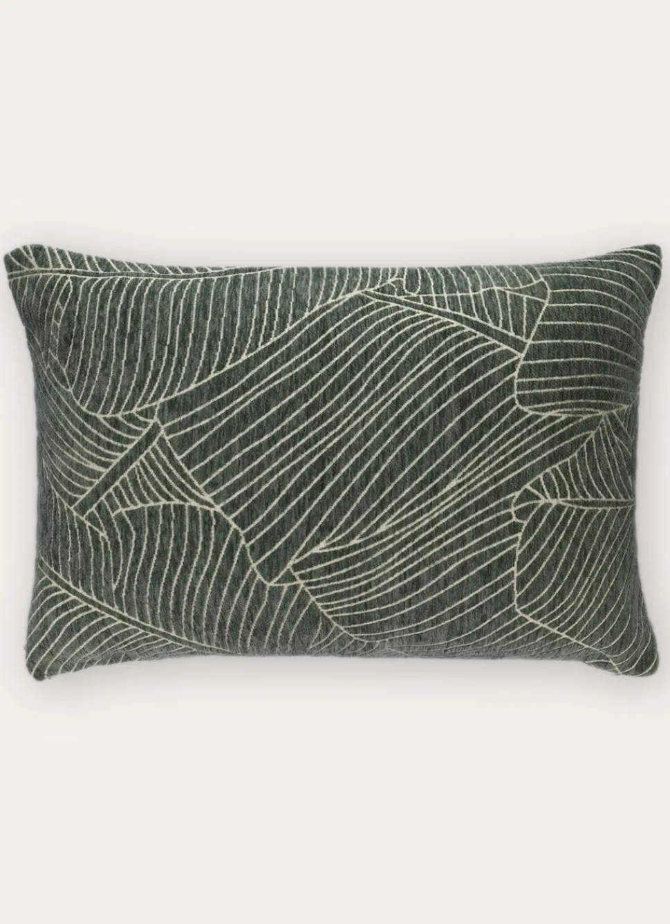 Outlet Bouchara HOUSSE DE COUSSIN JACQUARD CHENILLE vert