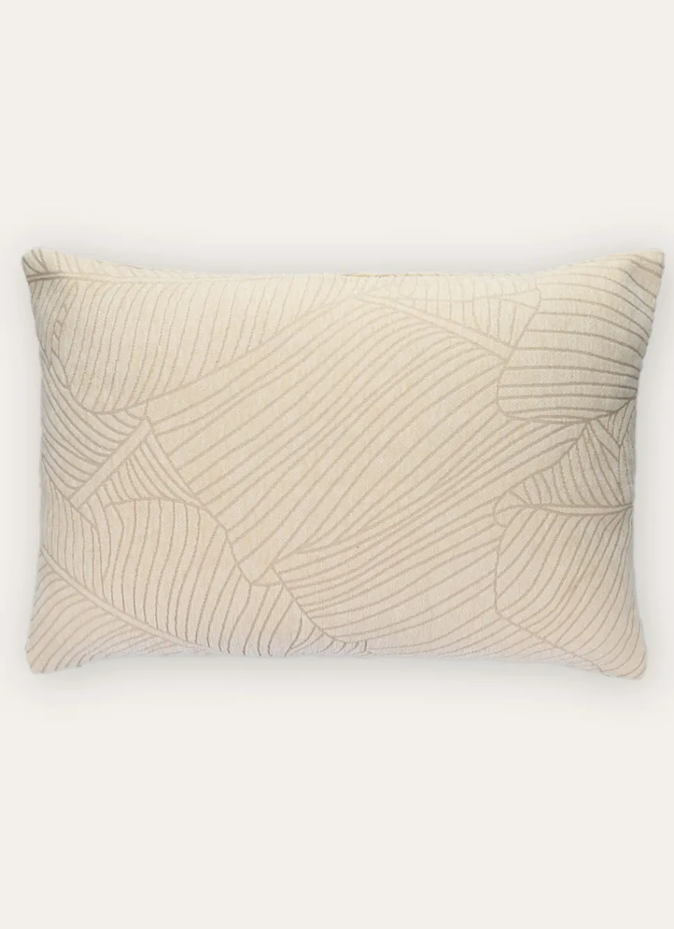 Discount Bouchara HOUSSE DE COUSSIN JACQUARD CHENILLE ECRU