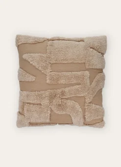 Online Bouchara HOUSSE DE COUSSIN MOTIF GÉOMÉTRIQUE TUFTÉ BEIGE