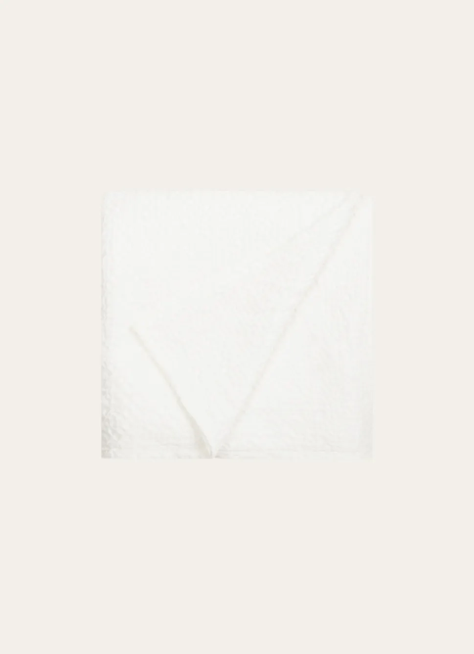 Best Bouchara JETÉ DE LIT EN COTON LAVÉ NID D'ABEILLE ECRU