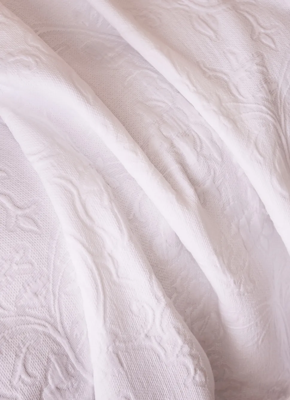 Best Bouchara JETE DE LIT JACQUARD EN COTON AVIGNON BLANC