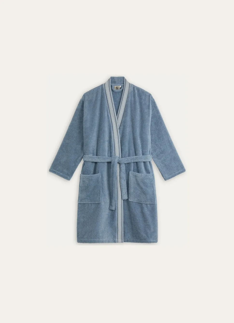 Discount Bouchara KIMONO AVEC LITEAU RAYÉ BLEU