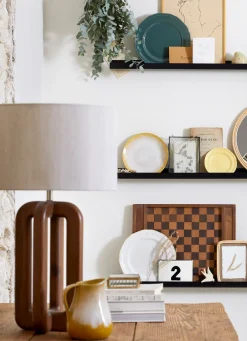 Bouchara LAMPE SCULPTURE H68 CM MARRON