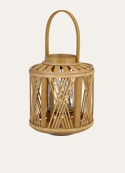 Online Bouchara LANTERNE EN BAMBOU AVEC PHOTOPHORE NATUREL
