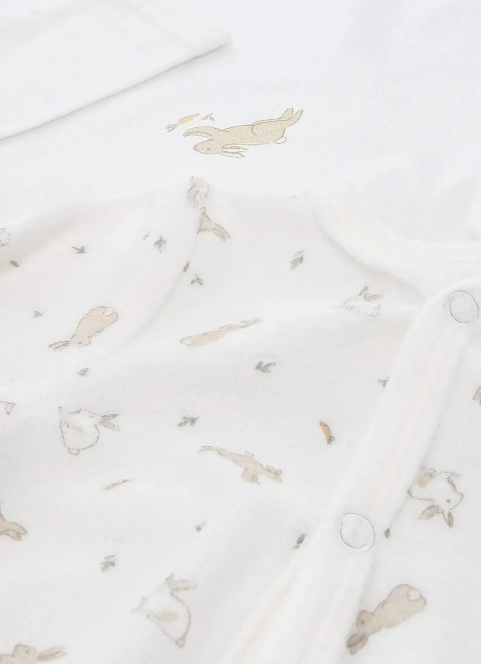 Best Bouchara LAPIN SET GRENOUILLÈRE ET BODY ÉCRU