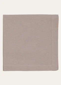 Clearance Bouchara LOT 4 SERVIETTES EN COTON BLANC/BEIGE