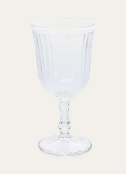 Clearance Bouchara LOT DE 6 GRANDS VERRES À EAU SUR PIED TRANSPARENT