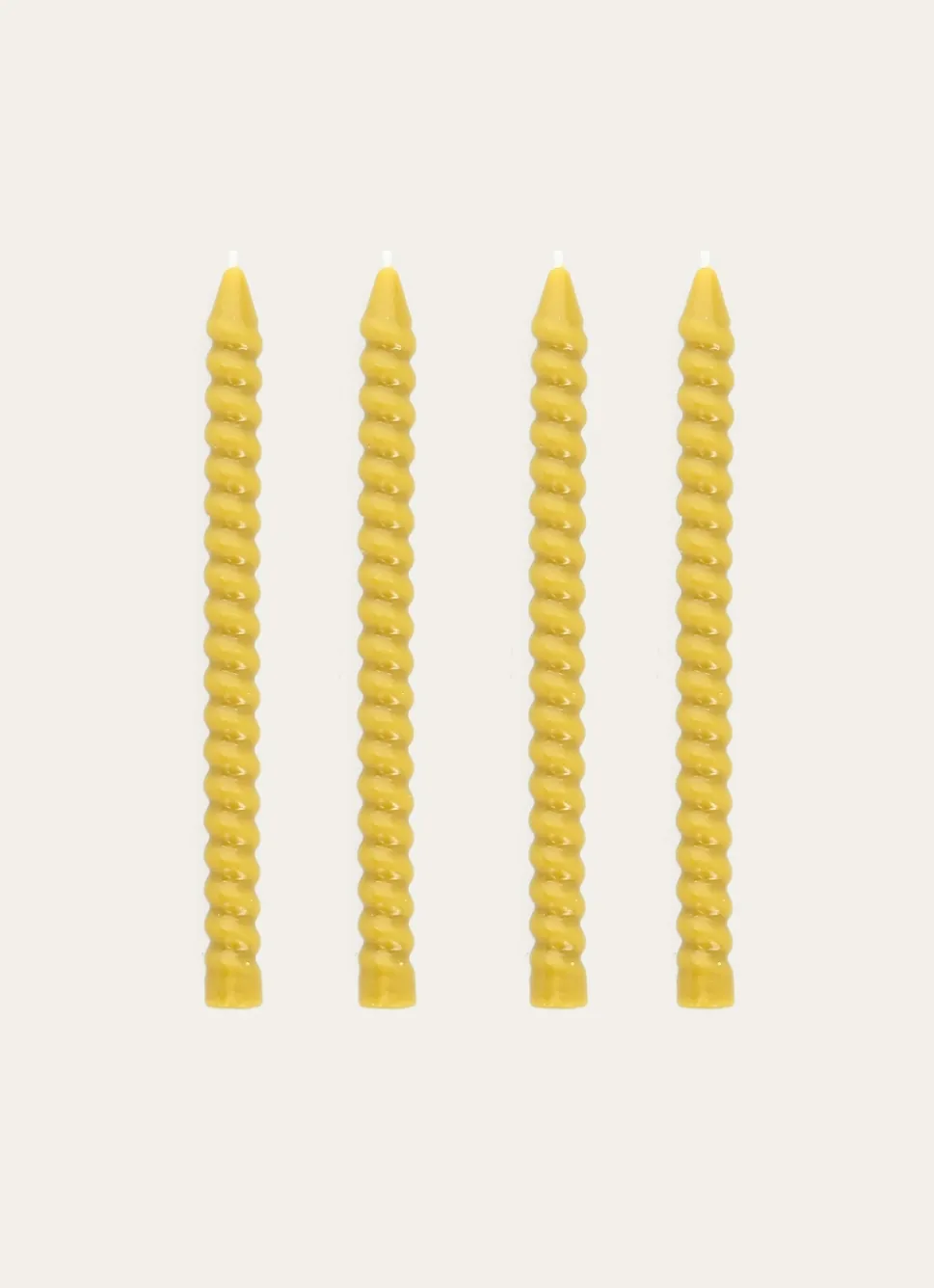 Hot Bouchara LOT DE 4 MINI BOUGIES TORSADÉES SAUJE