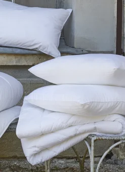 Clearance Bouchara LOT DE 2 OREILLERS CARRÉS CONFORT HÔTELIER BLANC