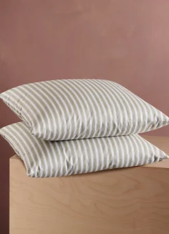 Online Bouchara LOT DE 2 OREILLERS CARRÉS EN PLUMETTES BLANC