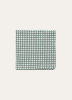 Sale Bouchara LOT DE 2 SERVIETTES DE TABLE EN COTON VICHY AMANDE