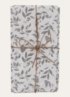 Outlet Bouchara LOT DE 2 SERVIETTES EN COTON BLANC