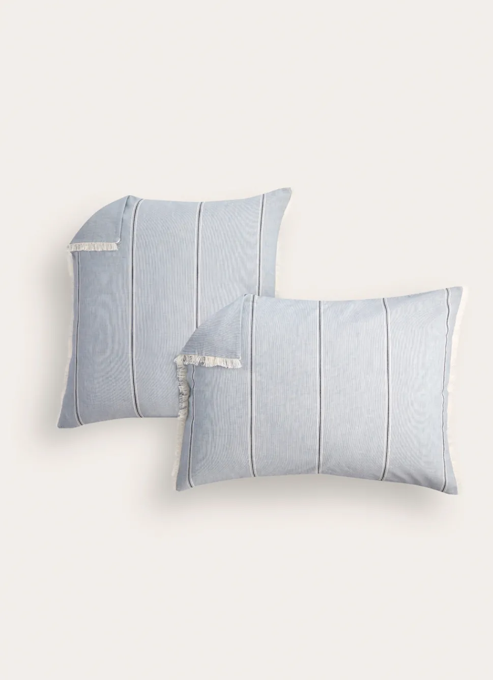 Outlet Bouchara LOT DE 2 TAIES D'OREILLER EN COTON NAÏADE BLEU