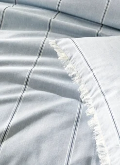 Outlet Bouchara LOT DE 2 TAIES D'OREILLER EN COTON NAÏADE BLEU